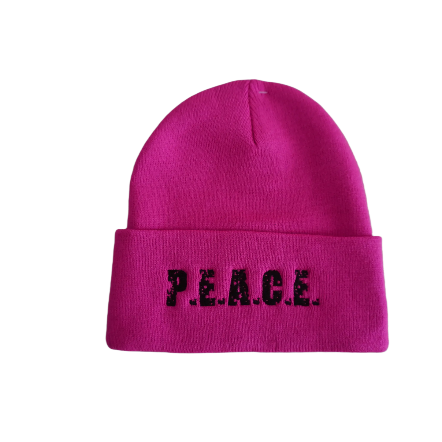 PEACE Pink Beanie "Da Bubblegum"