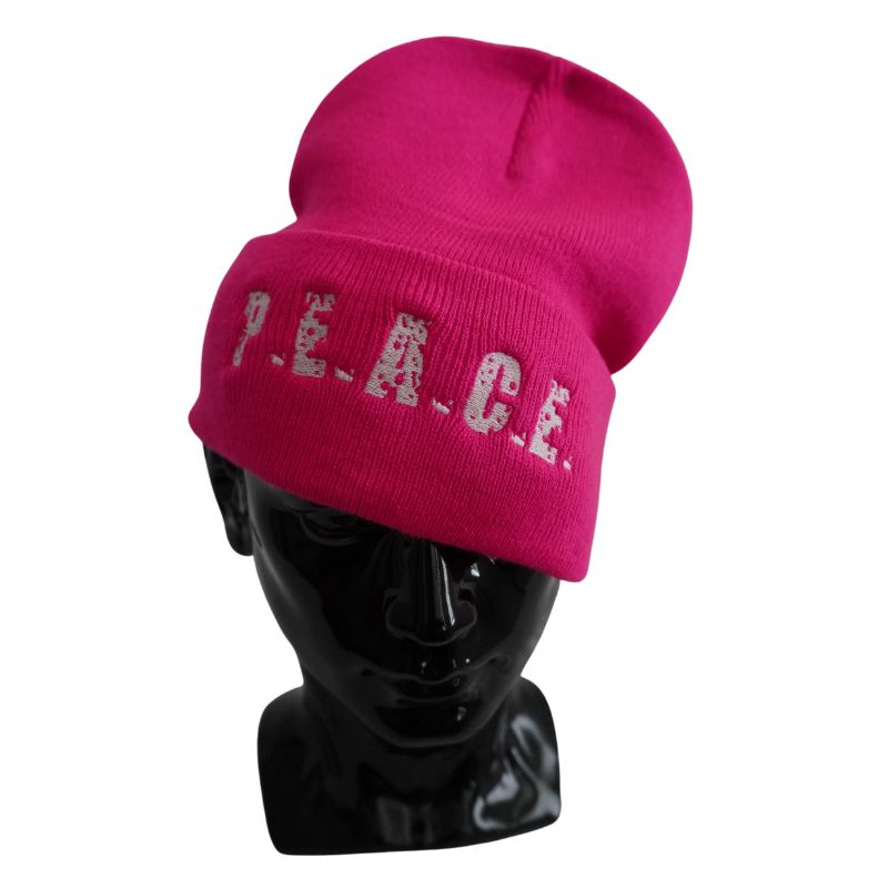 PEACE Pink Beanie "Da Bubblegum"