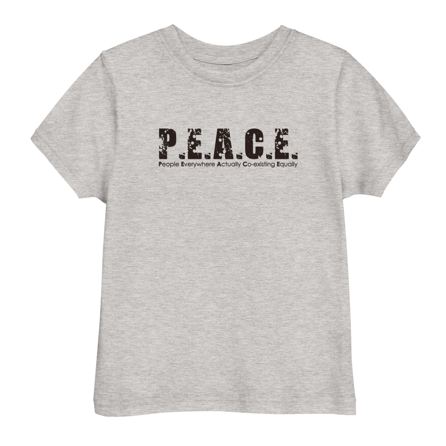 Youth Classic P.E.A.C.E. T-Shirt (Black Logo)