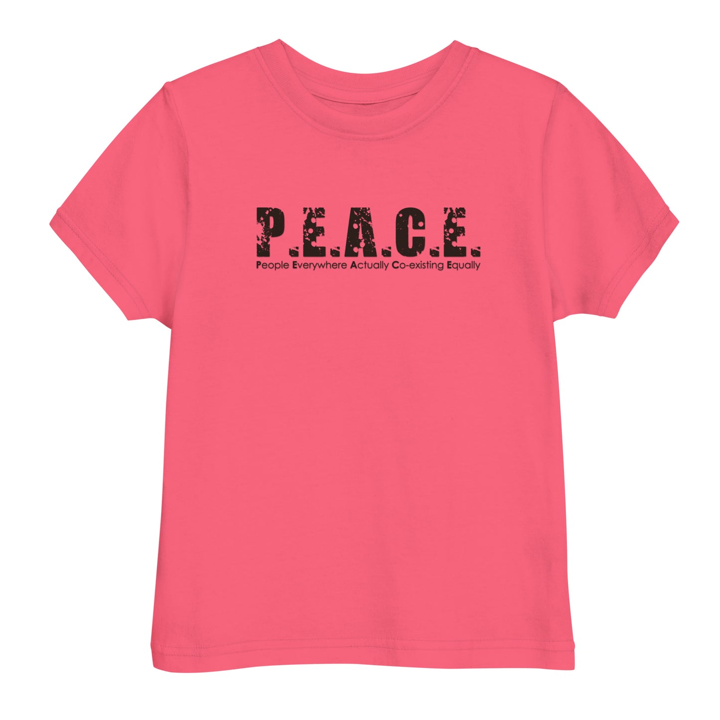 Youth Classic P.E.A.C.E. T-Shirt (Black Logo)
