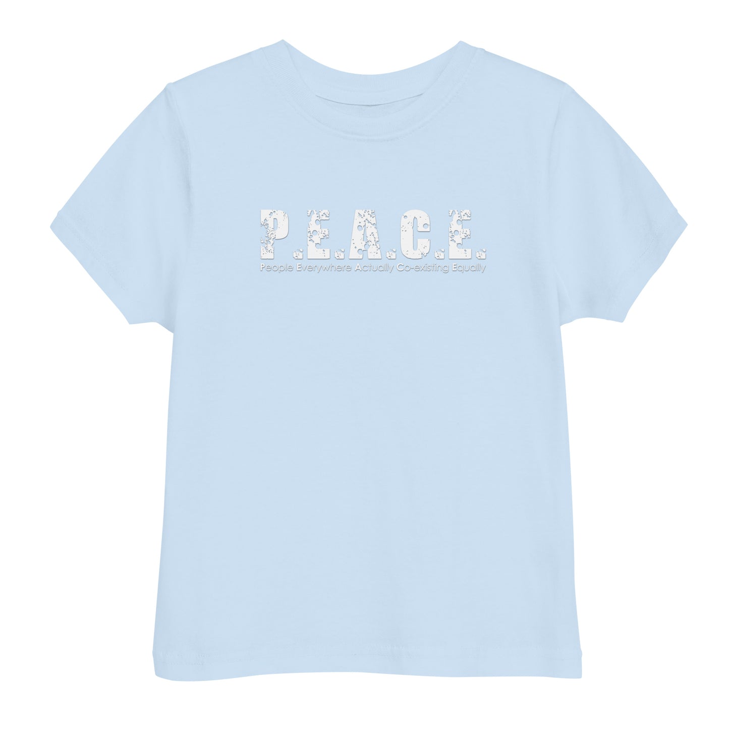 Youth Classic P.E.A.C.E. T-Shirt (White Logo)
