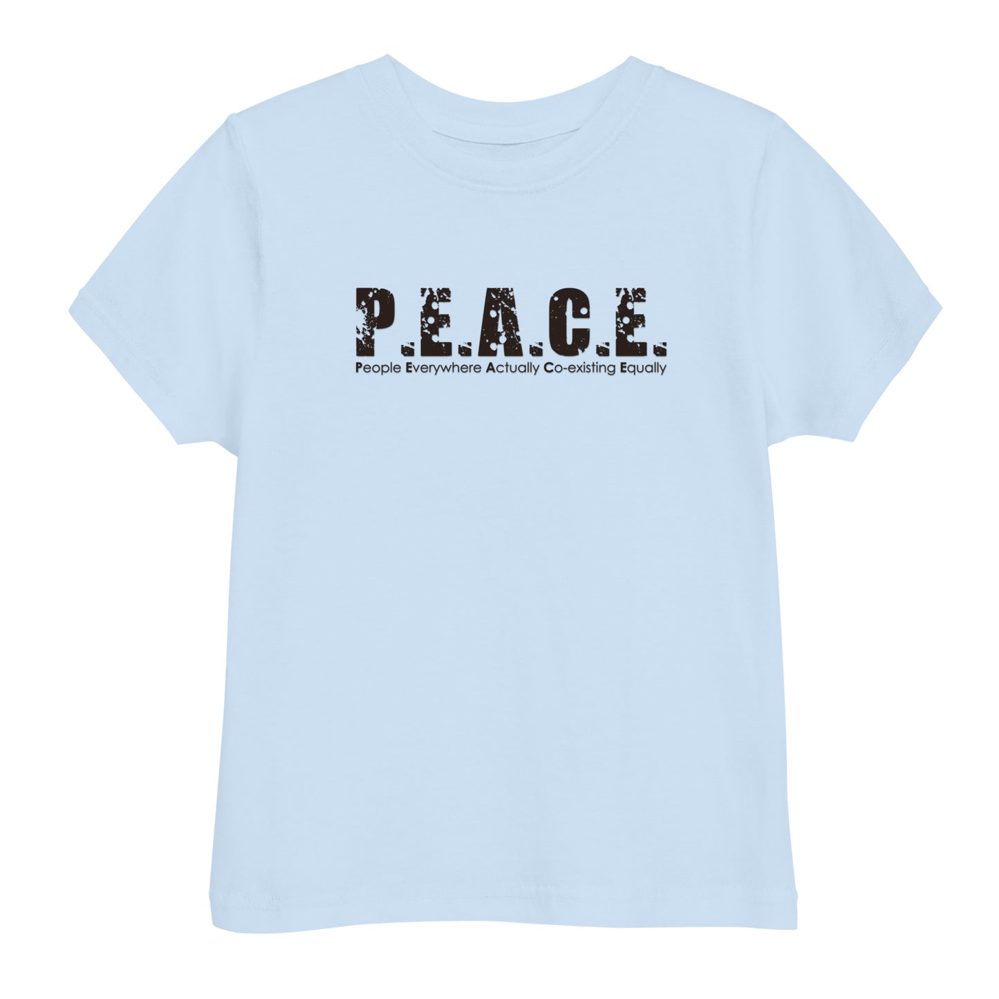 Youth Classic P.E.A.C.E. T-Shirt (Black Logo)