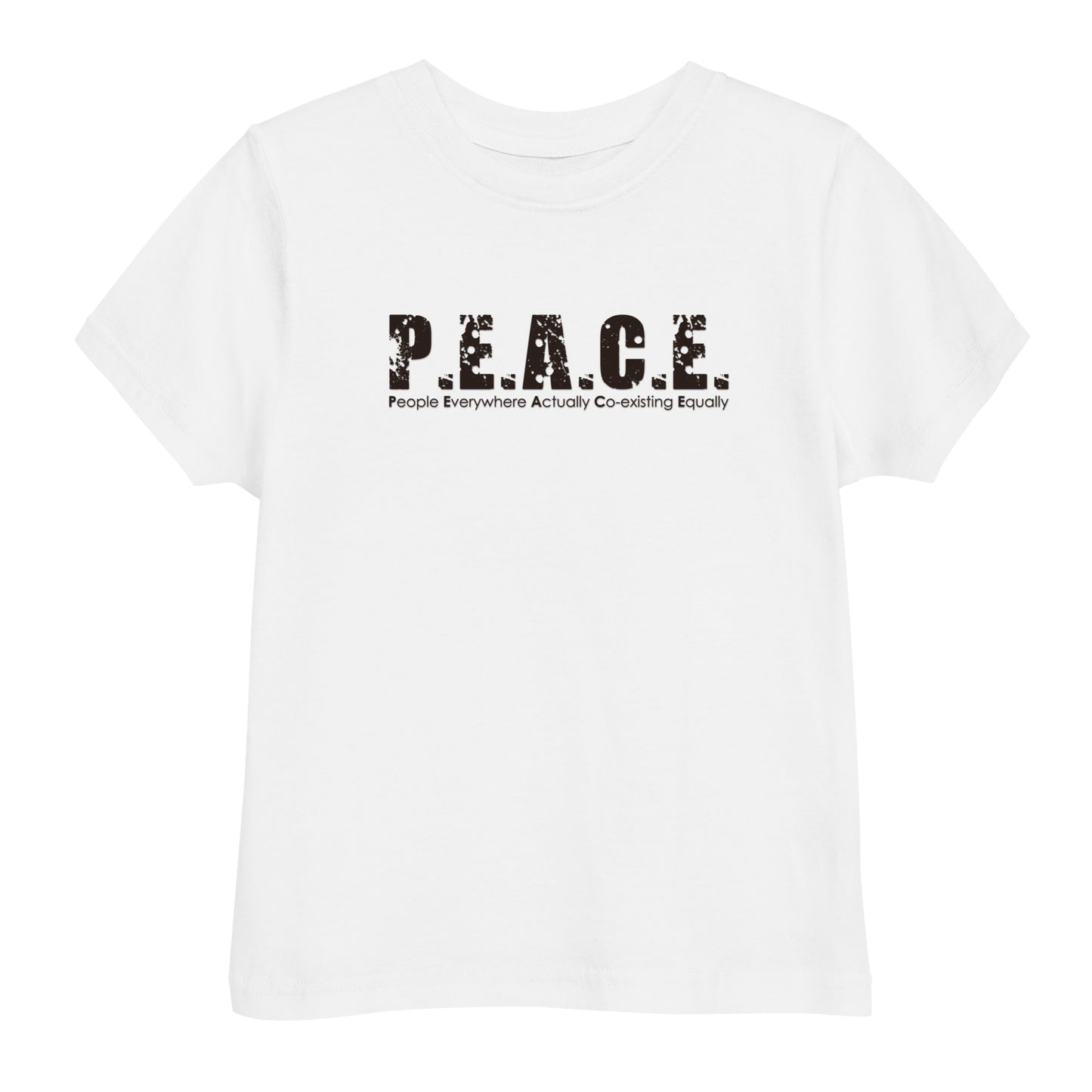 Youth Classic P.E.A.C.E. T-Shirt (Black Logo)