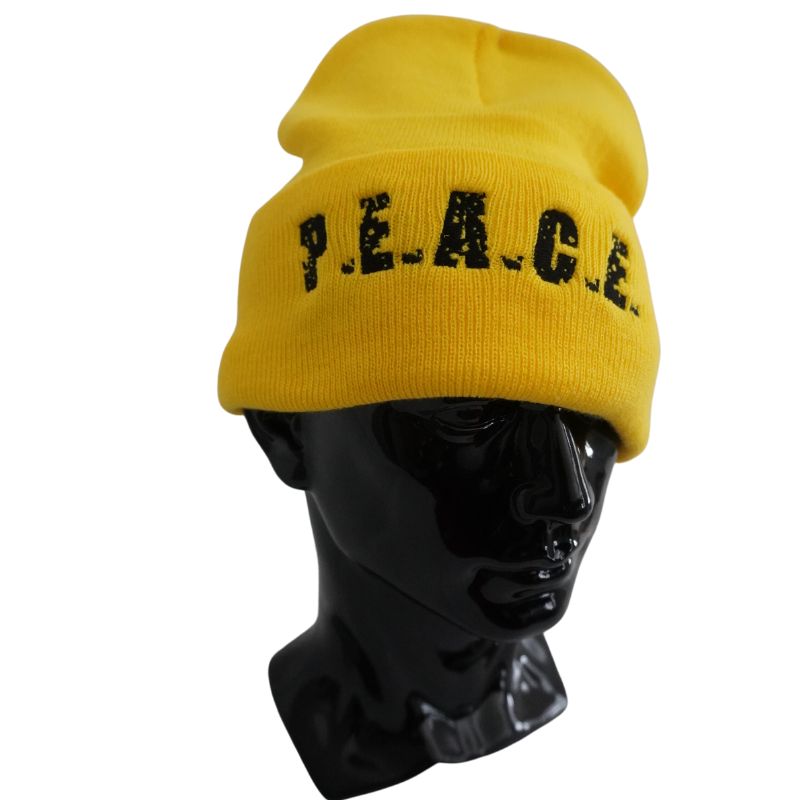 PEACE Gold Beanie "Da Wu-tang"