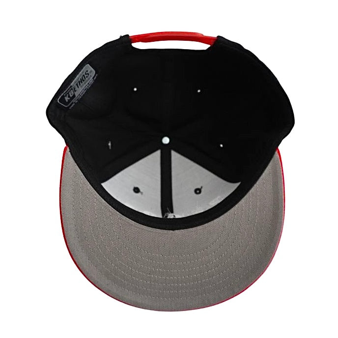 PEACE 2tone Black Red Snapback